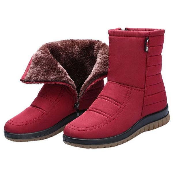 boots timetangpromotion women's snow woman ankle platform wedges fashion slip-on winter plus velvet waterproof warmshoes, Black
boots timetangpromotion women's snow woman ankle platform wedges fashion slip-on winter plus velvet waterproof warmshoes, Black