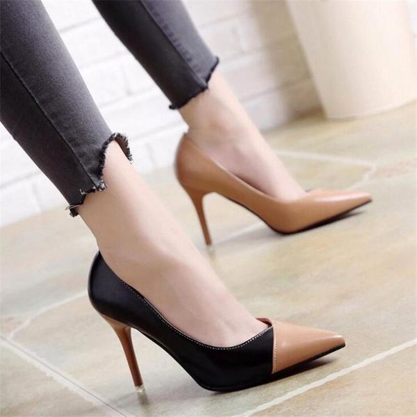 women pumps ol fashion spell color high heels single shoes female spring summer patent leather wedding party woman dress, Black
women pumps ol fashion spell color high heels single shoes female spring summer patent leather wedding party woman dress, Black