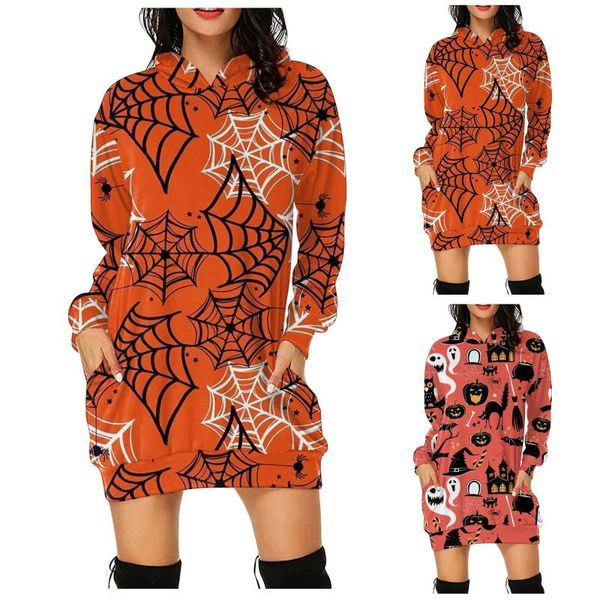 casual dresses plus long hoodies sweatershirt dress women's fashion bag hip pockets sleeve halloween elements print hooded, Black;gray
casual dresses plus long hoodies sweatershirt dress women's fashion bag hip pockets sleeve halloween elements print hooded, Black;gray