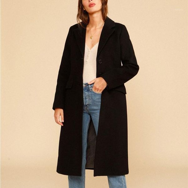women's wool & blends woolen black coat women long sleeve solid color single breasted with sashes 2021 autumn winter lady lace-up mid-l
women's wool & blends woolen black coat women long sleeve solid color single breasted with sashes 2021 autumn winter lady lace-up mid-l