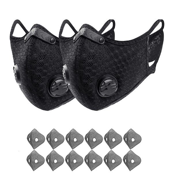 2pc black dustproof masks for men breathable sport cycling adjustable reuse facemask with 12pcs filters no decoration
2pc black dustproof masks for men breathable sport cycling adjustable reuse facemask with 12pcs filters no decoration