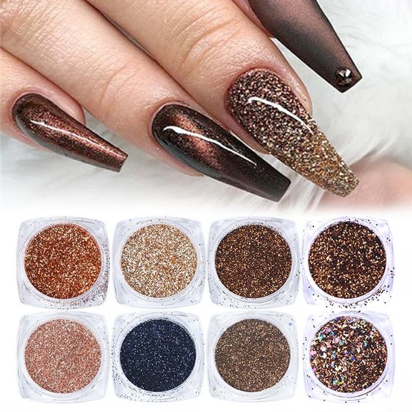 nail glitter 6pcs set sugar powder pigment shiny golden color dipping dust sequins design manicure decoration art, Silver;gold
nail glitter 6pcs set sugar powder pigment shiny golden color dipping dust sequins design manicure decoration art, Silver;gold