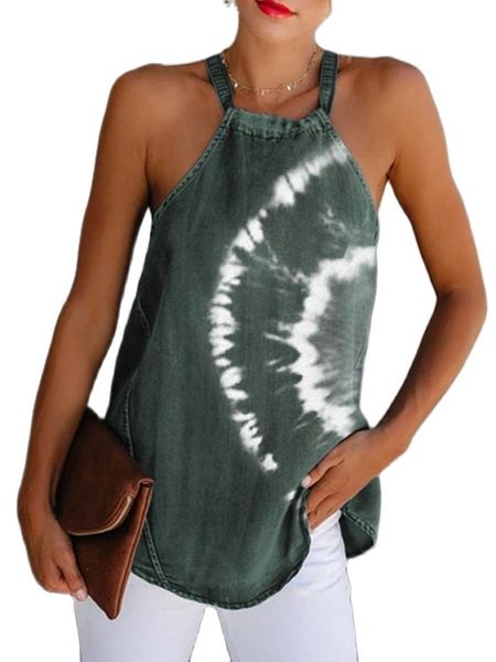 women's tanks & camis summer 2021 arrival women fashion tie-dye printing sling sleeveless o-neck 5xl large size casual loose t-shirt, White
women's tanks & camis summer 2021 arrival women fashion tie-dye printing sling sleeveless o-neck 5xl large size casual loose t-shirt, White