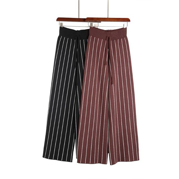 women's pants & capris stripe wide leg women straight loose trousers high waist fashion pantalones drawstring bottoms palazzo, Black;white
women's pants & capris stripe wide leg women straight loose trousers high waist fashion pantalones drawstring bottoms palazzo, Black;white