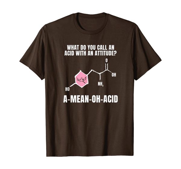 pun amino acid attitude science scientist biologist t-shirt, White;black
pun amino acid attitude science scientist biologist t-shirt, White;black