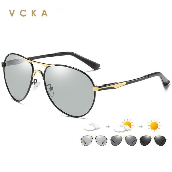 sunglasses vcka 2021classic discoloration fashion men polarized brand glasses pilot eyewear lentes de sol driving oculos, White;black
sunglasses vcka 2021classic discoloration fashion men polarized brand glasses pilot eyewear lentes de sol driving oculos, White;black