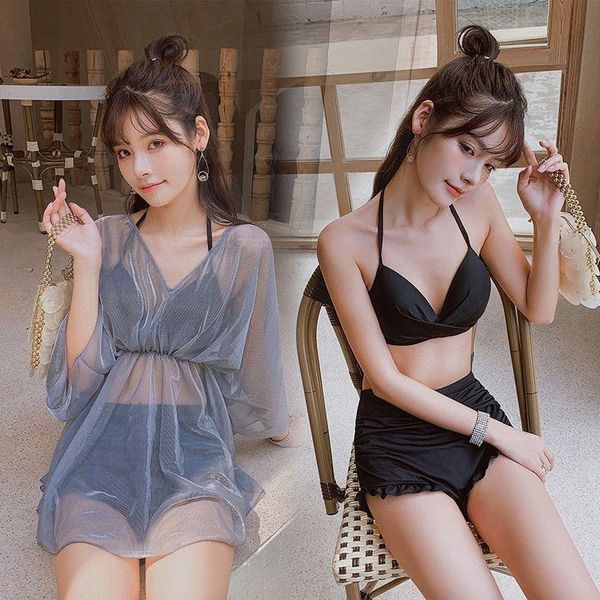 one-piece suits swimsuit ladies 2021 separate three-piece bikini large size slimming breathable covering belly soft spring swimwear
one-piece suits swimsuit ladies 2021 separate three-piece bikini large size slimming breathable covering belly soft spring swimwear