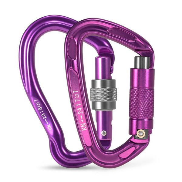 cords, slings and webbing d shape buckle 23kn twist gate carabiner 24kn d-ring auto locking screw keychain rappelling camping equipment
cords, slings and webbing d shape buckle 23kn twist gate carabiner 24kn d-ring auto locking screw keychain rappelling camping equipment