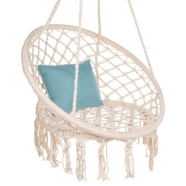 camp furniture 1pc 150 kg nordic cotton rope hammock hanging chair handmade knitted indoor outdoor kids swing bed macrame chairs
camp furniture 1pc 150 kg nordic cotton rope hammock hanging chair handmade knitted indoor outdoor kids swing bed macrame chairs