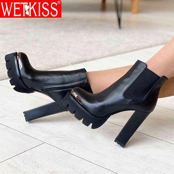 wetkiss design latest rivet boot women ankle boots winter boots fashion classic women high square heel platform shoes lady 210630, Black
wetkiss design latest rivet boot women ankle boots winter boots fashion classic women high square heel platform shoes lady 210630, Black