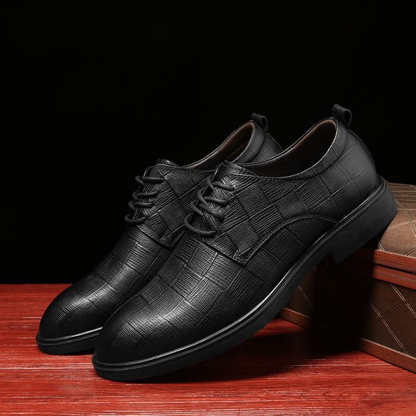 men's shoes busins drs leather autumn and winter large men's thickened derby wedding bridegroom, Black
men's shoes busins drs leather autumn and winter large men's thickened derby wedding bridegroom, Black