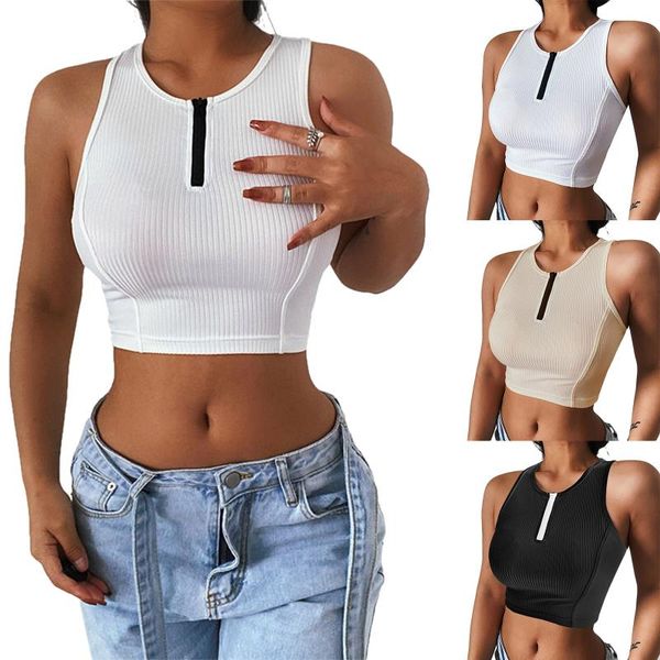 women's tanks & camis sleeveless vest 2021 v-neck color contrast zipper jacket tank women womens summer clothing punk y2k grunge, White
women's tanks & camis sleeveless vest 2021 v-neck color contrast zipper jacket tank women womens summer clothing punk y2k grunge, White