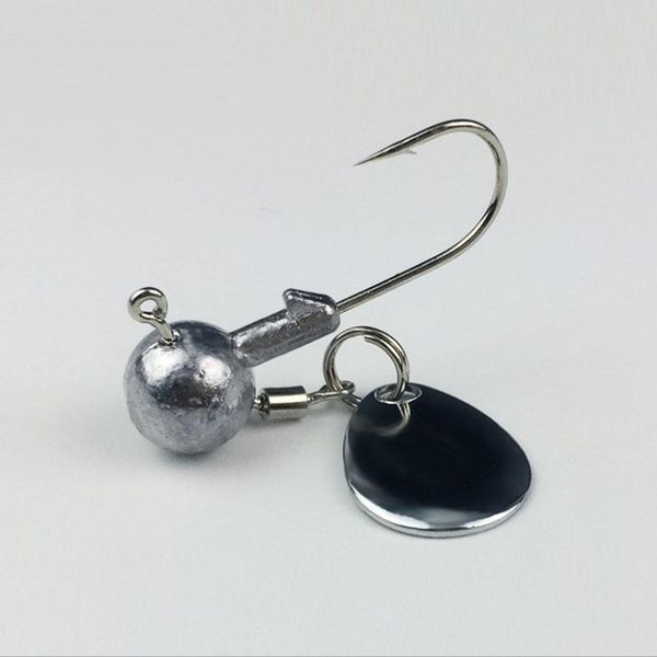 fishing hooks 5pcs/lot lead jig head with metal spoon sequins weight 2g 4g fishhook soft lure baits tackle pesca
fishing hooks 5pcs/lot lead jig head with metal spoon sequins weight 2g 4g fishhook soft lure baits tackle pesca