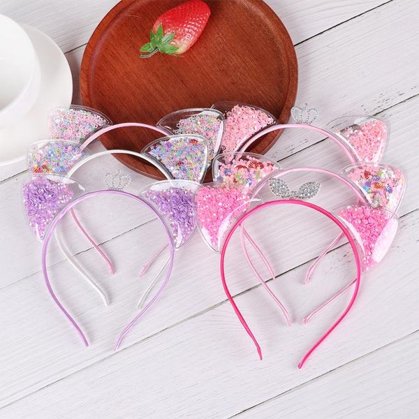 hair accessories cute shiny sequins cat ears headband for girl manual hairband kid women cartoon, Slivery;white
hair accessories cute shiny sequins cat ears headband for girl manual hairband kid women cartoon, Slivery;white