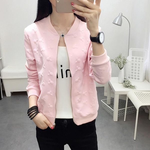 autumn white black bomber jacket women and women's coat clothes ladies short cardigan jackets, Black;brown
autumn white black bomber jacket women and women's coat clothes ladies short cardigan jackets, Black;brown