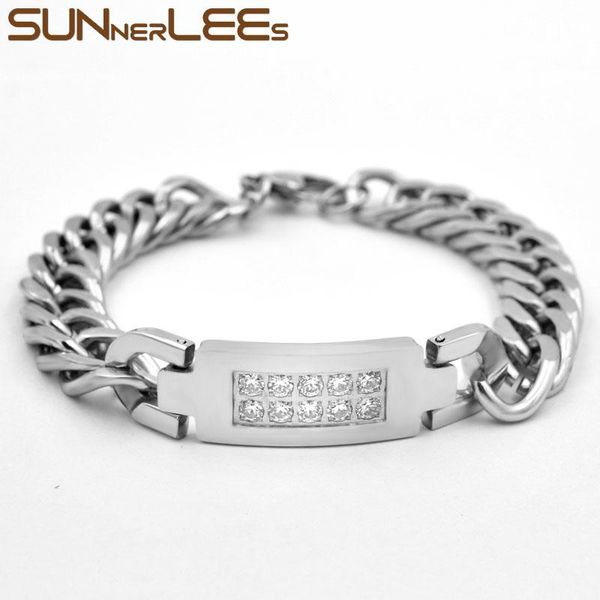 stainless steel id bracelet high polished charm link chain clear cubic zirconia men women jewelry gift scb20 link,, Black
stainless steel id bracelet high polished charm link chain clear cubic zirconia men women jewelry gift scb20 link,, Black