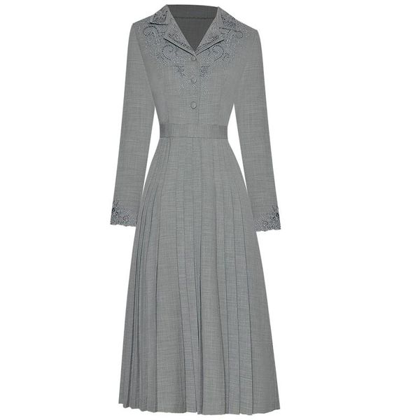 casual dresses designer spring autumn women elegant vintage fashion party office gorgeous embroidery hollow midi dress, Black;gray
casual dresses designer spring autumn women elegant vintage fashion party office gorgeous embroidery hollow midi dress, Black;gray