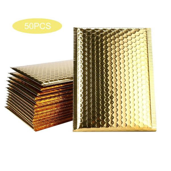 gift wrap 50pcs gold color bubble mailers padded envelopes lined poly mailer self seal aluminizer packaging
gift wrap 50pcs gold color bubble mailers padded envelopes lined poly mailer self seal aluminizer packaging