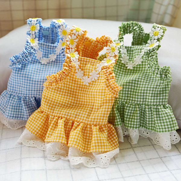 the dog clothes pet clothes dog cat summer dress flower mini blue plaid sun lace skirt straight
the dog clothes pet clothes dog cat summer dress flower mini blue plaid sun lace skirt straight