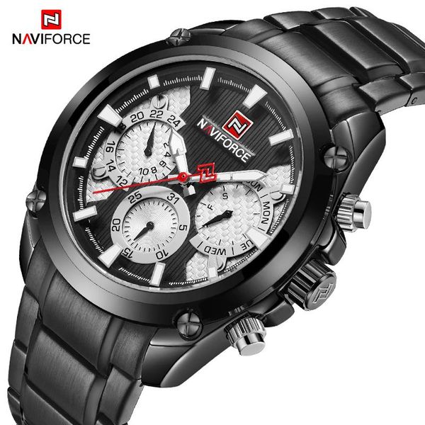 wristwatches naviforce luxury sport men's watches casual business wristwatch stainless steel waterproof 24 hour clock male relogio masc, Slivery;brown
wristwatches naviforce luxury sport men's watches casual business wristwatch stainless steel waterproof 24 hour clock male relogio masc, Slivery;brown