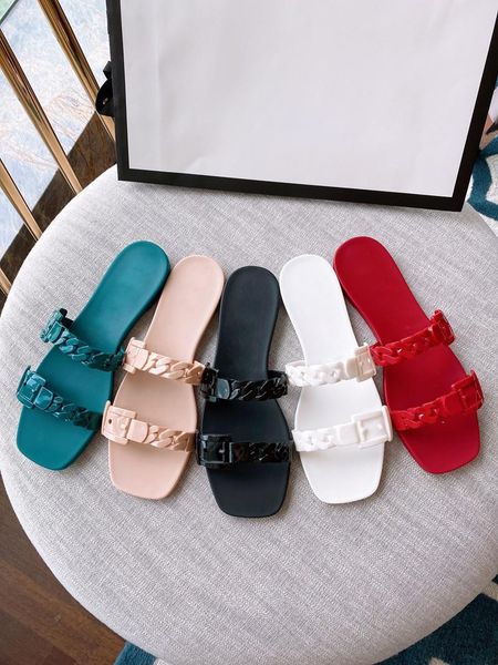 summer double chain g style sandals pvc plastic beach gel shoes casual flat waterproof slipper slippers, Black
summer double chain g style sandals pvc plastic beach gel shoes casual flat waterproof slipper slippers, Black