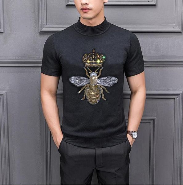 men's sweaters 2021 winter casual sweater o-neck rhinestones slim fit knittwear mens pullovers pullover men pull homme, White;black
men's sweaters 2021 winter casual sweater o-neck rhinestones slim fit knittwear mens pullovers pullover men pull homme, White;black