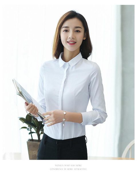 spring women blouse office lady work shirts long sleeve slim white cotton female plus size blusas mujer de moda women's blouses &
spring women blouse office lady work shirts long sleeve slim white cotton female plus size blusas mujer de moda women's blouses &