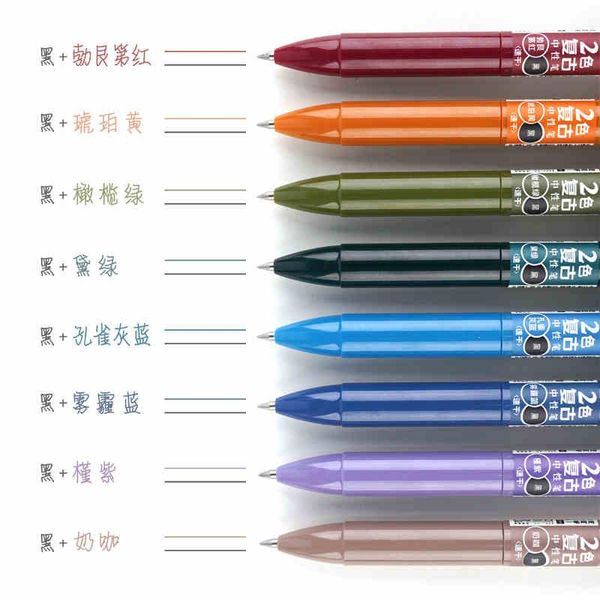 4pcs vintage color gel pens set 2 refills in 1 multi function writing drawing marker liner school student teacher supplies f6752
4pcs vintage color gel pens set 2 refills in 1 multi function writing drawing marker liner school student teacher supplies f6752