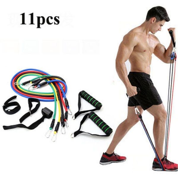 11pcs/set latex resistance bands crossfit training exercise yoga tubes pull rope rubber expander elastic accessories
11pcs/set latex resistance bands crossfit training exercise yoga tubes pull rope rubber expander elastic accessories
