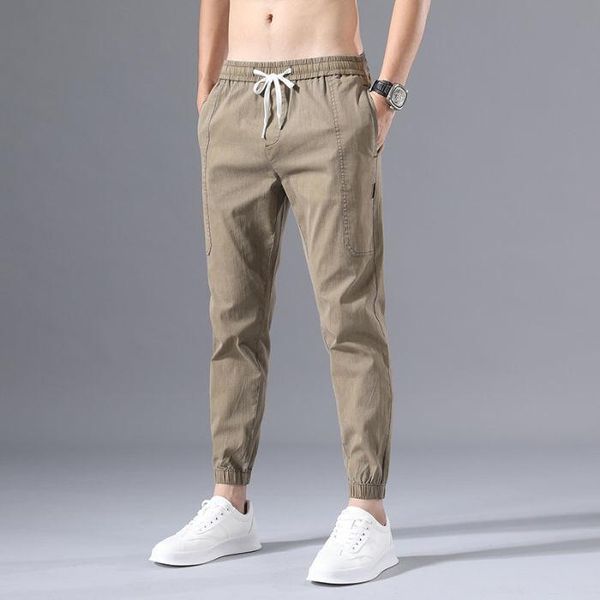 men's pants summer men solid cotton joggers harem fitness casual ankle-length trousers man streetwear slim male k175, Black
men's pants summer men solid cotton joggers harem fitness casual ankle-length trousers man streetwear slim male k175, Black