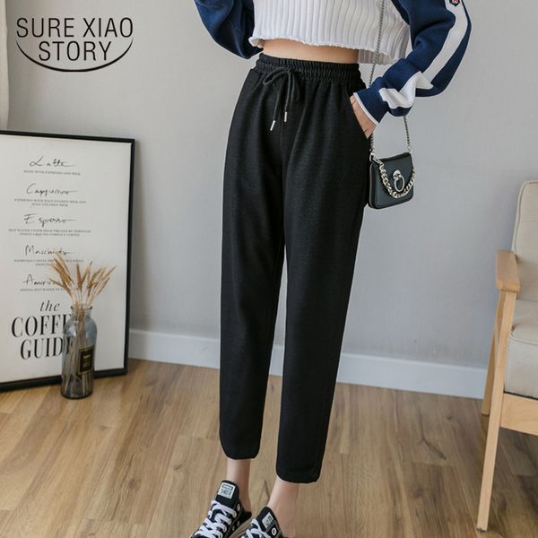 ol style female trouseers sweatpants harem autumn winter casual loose radish ankle-length pants women 7489 50 210417, Black;white
ol style female trouseers sweatpants harem autumn winter casual loose radish ankle-length pants women 7489 50 210417, Black;white