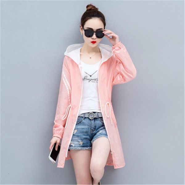 Women's Trench Coats Sun-proof clothes long summer anti-ultraviolet clothing Korean version of the shirt thin coat hood HX05525 OF2L, Tan;black
Women's Trench Coats Sun-proof clothes long summer anti-ultraviolet clothing Korean version of the shirt thin coat hood HX05525 OF2L, Tan;black