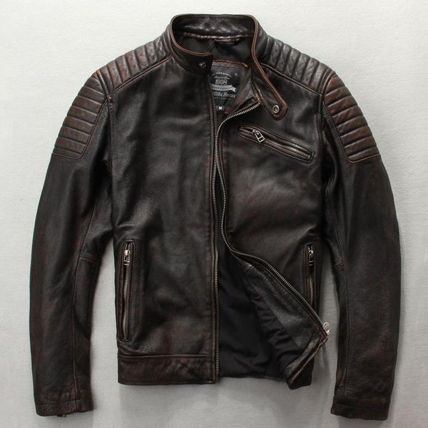 men's leather & faux fashionable slim fit genuine jacket brown black david buckham style men cow skin motorcycle jackets
men's leather & faux fashionable slim fit genuine jacket brown black david buckham style men cow skin motorcycle jackets
