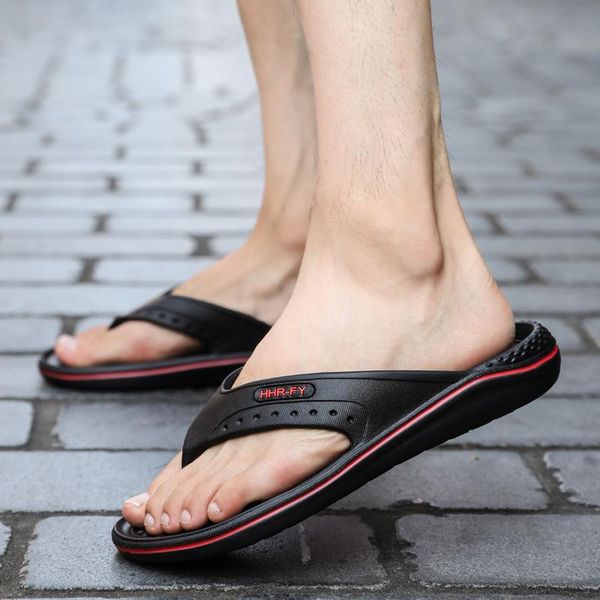 arrival summer men flip flops outdoor non-slip slippers casual fashion flat beach water shoes slides, Black
arrival summer men flip flops outdoor non-slip slippers casual fashion flat beach water shoes slides, Black