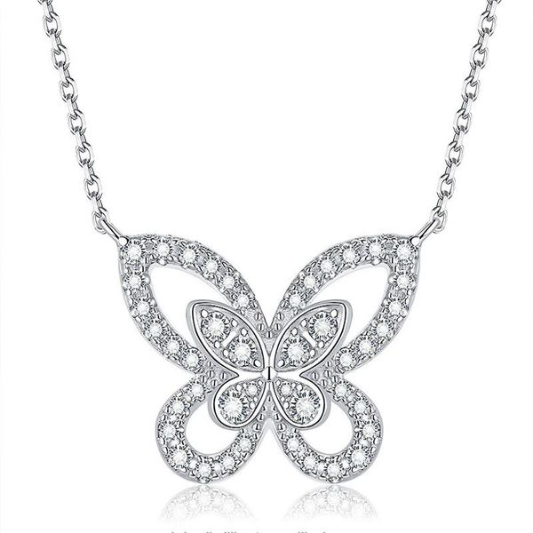 chains 925 silver plated gold butterfly moissanite d color design pendant necklace for girl women gift
chains 925 silver plated gold butterfly moissanite d color design pendant necklace for girl women gift