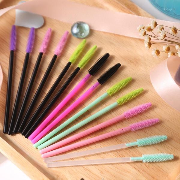 pcs disposable silicone eyelashes brushes mascara stick applicator eye lash makeup brush eyelash extension tools1 
pcs disposable silicone eyelashes brushes mascara stick applicator eye lash makeup brush eyelash extension tools1