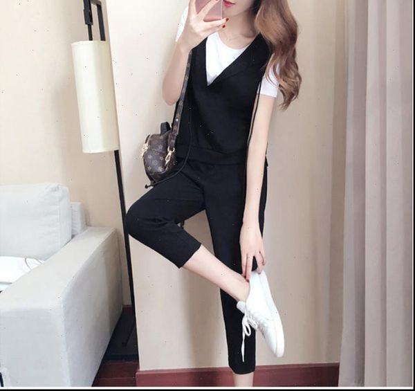 three womens tracksuits piece set 3 women conjuntos de mujer vest and pants matching sets, Gray
three womens tracksuits piece set 3 women conjuntos de mujer vest and pants matching sets, Gray