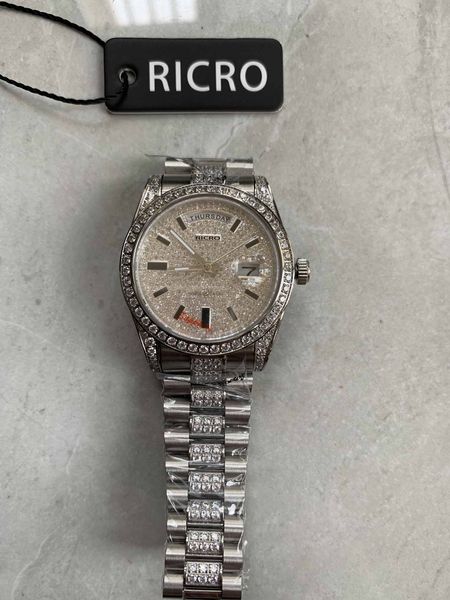 master watches luxury goods silver case sapphire glass folding buckle mechanical automatic movement diamond dial the week calendar, Slivery;brown
master watches luxury goods silver case sapphire glass folding buckle mechanical automatic movement diamond dial the week calendar, Slivery;brown