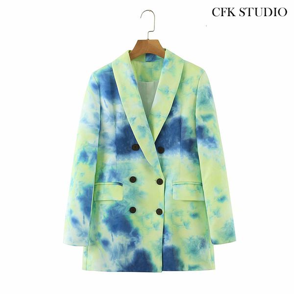 women's suits & blazers women blazer with double breasted floral print long sleeve jacket new autumn fashion blue casual oversize, White;black
women's suits & blazers women blazer with double breasted floral print long sleeve jacket new autumn fashion blue casual oversize, White;black