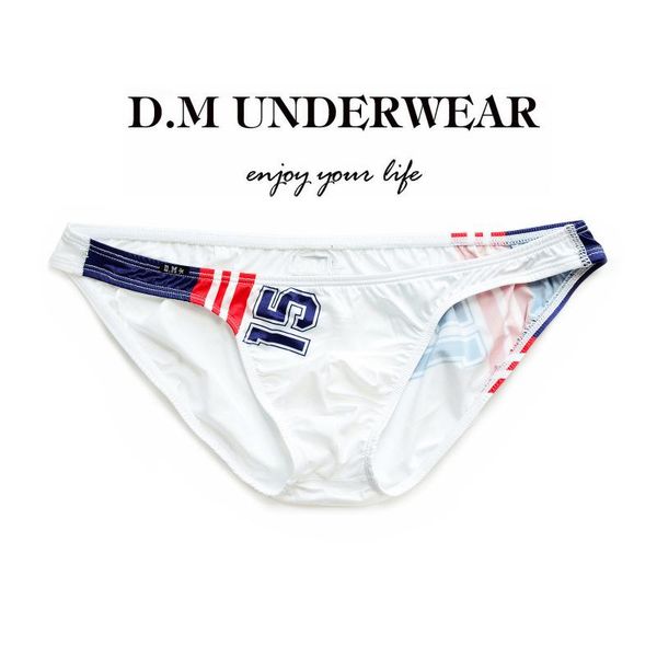 underpants men's underwear letter 15 low waist briefs breathable summer milk silk ice thin bikini, Black;white
underpants men's underwear letter 15 low waist briefs breathable summer milk silk ice thin bikini, Black;white