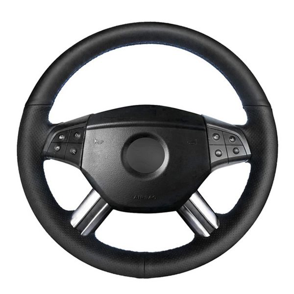 black pu artificial leather car steering wheel cover for mercedes w164 m-class ml350 ml500 x164 gl-class gl4
black pu artificial leather car steering wheel cover for mercedes w164 m-class ml350 ml500 x164 gl-class gl4
