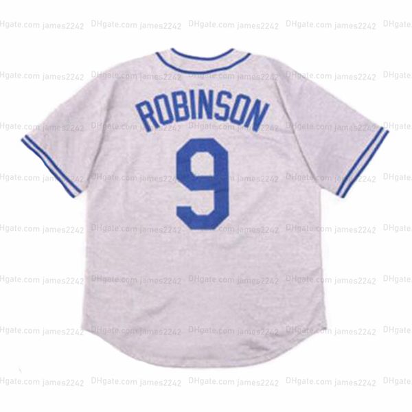 custom retro 80's jackie robinson #9 baseball jersey stitched any name number size s-3xl quality, Blue;black
custom retro 80's jackie robinson #9 baseball jersey stitched any name number size s-3xl quality, Blue;black