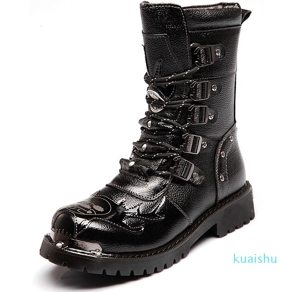 motorcycle boots shoes motocross military boots moto shoes leather race motocross motorbike riding shoes protective feet 6#25/20d50, Black
motorcycle boots shoes motocross military boots moto shoes leather race motocross motorbike riding shoes protective feet 6#25/20d50, Black