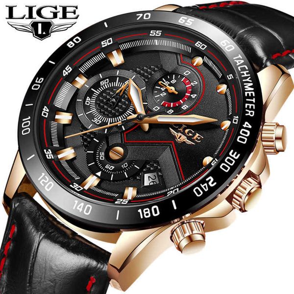 lige fashion luxury brand men watches casual gold quartz watch men leather military waterproof sport watch relogio masculino 210527, Slivery;brown
lige fashion luxury brand men watches casual gold quartz watch men leather military waterproof sport watch relogio masculino 210527, Slivery;brown