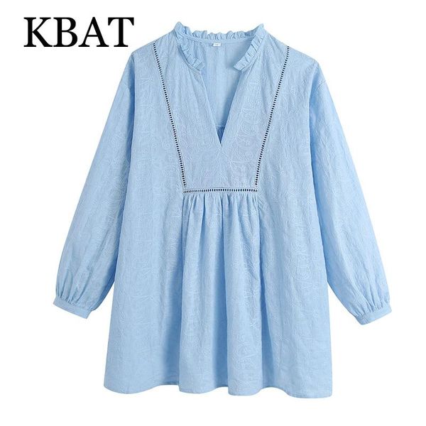 women's blouses & shirts kbat 2021 fashion simple style v-neck long-sleeved embroidered women shirt hollow long sleeve chic female, White
women's blouses & shirts kbat 2021 fashion simple style v-neck long-sleeved embroidered women shirt hollow long sleeve chic female, White