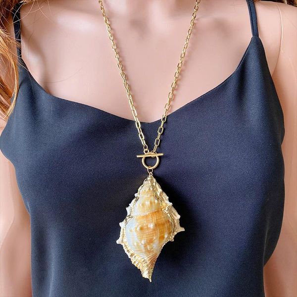 pendant necklaces originality trendy jewelry necklace ocean style holiday long conch bohemia unique plate golden exaggerated statement, Silver
pendant necklaces originality trendy jewelry necklace ocean style holiday long conch bohemia unique plate golden exaggerated statement, Silver
