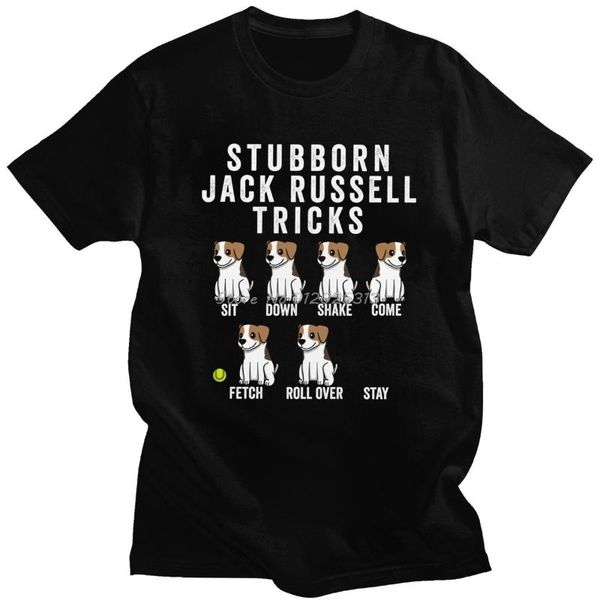men's t-shirts male retro stubborn jack russell terrier tricks t-shirt short sleeve cotton tshirt printed funny dogs tees loose fit clo, White;black
men's t-shirts male retro stubborn jack russell terrier tricks t-shirt short sleeve cotton tshirt printed funny dogs tees loose fit clo, White;black