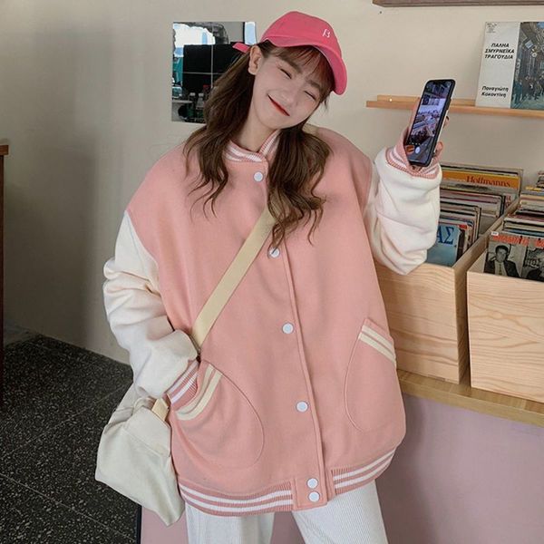 women's jackets coats american baseball suit 2021 coat for women autumn and winter dwcn, Black;brown
women's jackets coats american baseball suit 2021 coat for women autumn and winter dwcn, Black;brown