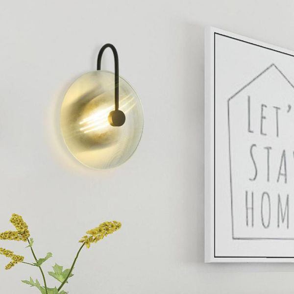 wall lamp creative glass led art decoration background porch post modern simple bedroom bedside light
wall lamp creative glass led art decoration background porch post modern simple bedroom bedside light