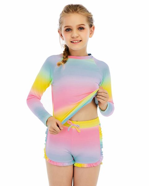 one-piece suits children's sports swimsuit 2021 stylish diving suit one-pieces long-sleeve swimming girl's swimwear dazzle color b
one-piece suits children's sports swimsuit 2021 stylish diving suit one-pieces long-sleeve swimming girl's swimwear dazzle color b